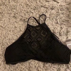 Aerie black bikini top